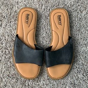 b.o.c. Slide On Leather Sandal